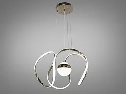 Стельова люстра LED Diasha 1955/1G 1955, 75W, 3025 лм, золото, регульована, для великої кімнати - мініатюра 2