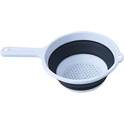 Друшляк складаний MBM My Home KP-79 біло-сірий 1.5 л (KP-79 WHITE/GRAY)