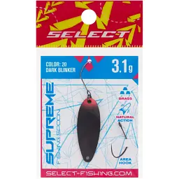 Блешня Select Supreme 3.1g 34mm #20 Dark Blinker - мініатюра 2