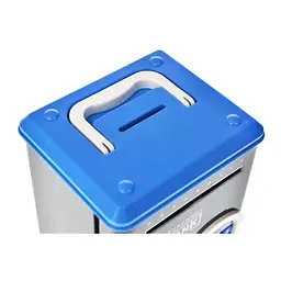 Дитяча скарбничка-сейф WF-3015H(Blue) музика, світло, пароль, імітація відбитка - мініатюра 3
