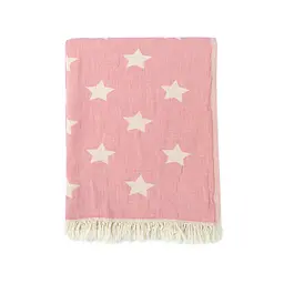 Плед-накидка Barine - Stars Throw pembe рожевий 130x170 - мініатюра 3
