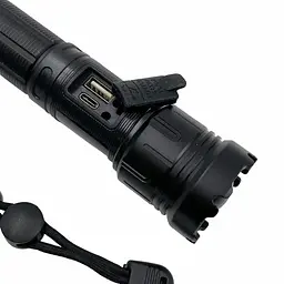 Ручний ліхтар BL-X75-P50 SMD zoom + PowerBank + магніт + Type-C 18650 (3+4 режими) - мініатюра 4