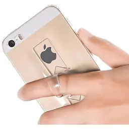 Чохол-накладка Hoco TPU cover Finger holder iPhone 5/5s/SE White - мініатюра 3