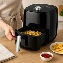 Фритюрниця Crownberg CB 5540 - електрична фритюрниця 2 л для дому з регульованим термостатом - мініатюра 5