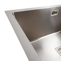 Кухонна мийка Platinum Handmade НSB з нержавіючої сталі 3 мм прямокутна 58x43x22 см (000037024) - мініатюра 2