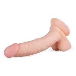 Фалоімітатор EasyToys Derek Realistic Dildo 22 см тілесний - мініатюра 2