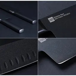 Набір ножів Huo Hou Black non-stick heat knife 2 шт. - мініатюра 2