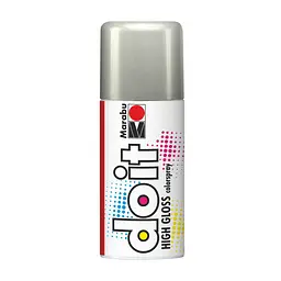 Фарба-спрей High Gloss Срібна 150 мл do it Marabu