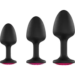 Анальна пробка Dorcel Geisha Plug Ruby L з кулькою всередині створює вібрації діаметр 4 см - мініатюра 5