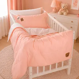 Дитяча постільна білизна MIRSON BABY Poplin Edition Teddy Bear та Lorena 110х160см (2200013085959) - мініатюра 3