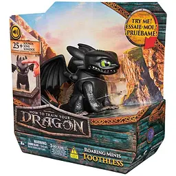 Інтерактивний дракон Dragons Як приборкати дракона Беззубик 10 см чорний (SM66676/6074239) - мініатюра 10