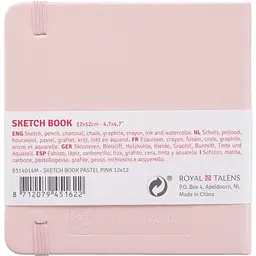 Блокнот для графіки Royal Talens Art Creation 12х12 см 140г/м2 80л Pastel Pink - мініатюра 2