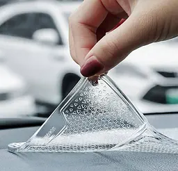Килимок антиковзкий Baseus Folding Bracket-Transparent SUWNT-02 на торпеду прозорий - мініатюра 5