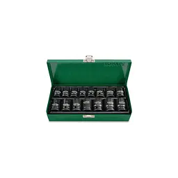 Набір торцевих головок Toptul ударних 1/2" 10-24мм 15шт. (GDAD1501)