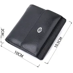 Оригінальне жіноче портмоне з натуральної шкіри ST Leather 22724 чорний - мініатюра 3