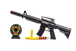 Іграшковий автомат з м'якими кулями Golden Gun M16 PF Сірий (IM-176-M-992)