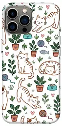 TPU чохол Demsky Cats pattern для Apple iPhone 12 Pro Max (6.7")