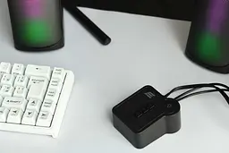 Акустична система 2E PCS231 RGB Matrix, 2.0, USB, Black - мініатюра 3