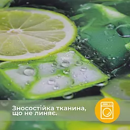 Скатертина Ideia із захистом від плям бавовна Teflon ефект лайм 140х170 см (8-13477*068) - мініатюра 2