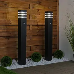 Садовий ліхтар стовпчик Lumiled Taxus 2 з датчиком руху від мережі 80 см - мініатюра 7