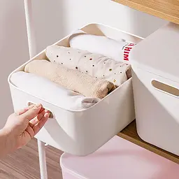 Ящик для зберігання МВМ My Home FH-13 XL 360х257х160 мм білий (FH-13 XL WHITE) - мініатюра 6