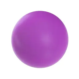 Масажний м'ячик EasyFit каучук 6.5 см фіолетовий - мініатюра 2