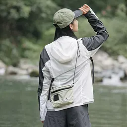 Сумка на плече Naturehike NH20BB204 3л (Світло-сірий) - мініатюра 4