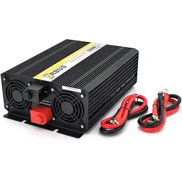 Інвертор напруги Orbus ORMS2500 (2500Вт), 12/220V, approximated, 2 Shuko, 2 клемні дроти, 9 запобіжників, Box.Q20 - мініатюра 2