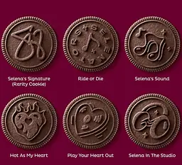 Печиво Oreo Selena Gomez Limited Edition Cinnamon Creme 90 г - мініатюра 4