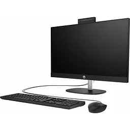 Моноблок 23.8 HP 24-cr0003ua AiO Ryzen 5 7520U/16Gb/SSD512Gb/Cam/KBD/WiFi/DOS/Jet Black (9C9C3EA)