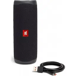 Акустична система JBL Flip 5 Black (JBLFLIP5BLKEU) - мініатюра 4