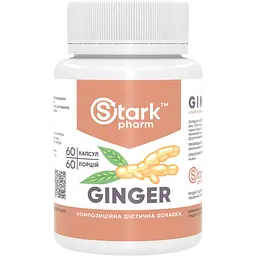 Імбир Stark Pharm Stark Ginger 100 мг 60 капсул (100-13-5275804-20) - мініатюра 2
