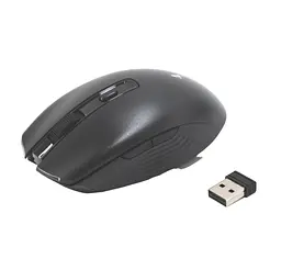 Миша бездротова 4you M7 black (Bluetooth 5.0 + 2.4ГГц, 6кн, 800-1600DPI)