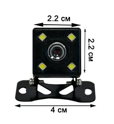 Камера заднього виду UKC HD Camera, автомобільна, з підсвіткою та парковочними лініями - мініатюра 3