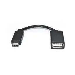 Перехідник OTG USB 2.0 AF to USB-C 0.1m REAL-EL (EL123500030)