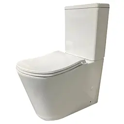 Унітаз-компакт ергономічний Koer TT-0202-T3 670x390x860mm система змиву Tornado 3.0 KR5614, Білий - мініатюра 6