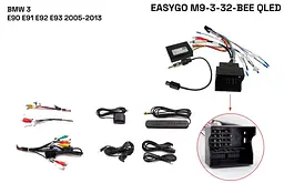 Штатна автомагнітола EasyGo M9-3-32-BEE QLED BMW 3 E90 E91 E92 E93 2005-2013 - мініатюра 2