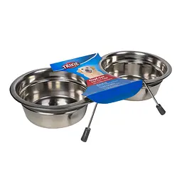 Миски металеві Trixie Eat on Feet на підставці для собак 900 мл 2 шт. (25232) - мініатюра 3
