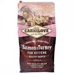 Сухий корм Carnilove Cat Salmon & Turkey Kitten 6 кг з лососем та індичкою для кошенят - мініатюра 4