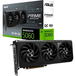 Відеокарта Asus Prime GeForce RTX 5060 8GB OC Edition (PRIME-RTX5060-O8G) EU [145603]