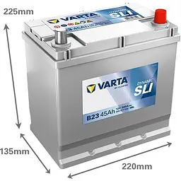 Акумулятор Varta Dynamic SLI 12В 45Аг 300А (EN) R+ (545077030) - мініатюра 5