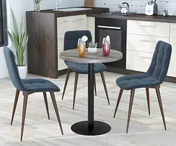 Обідній стіл круглий BS-450 Діаметр 60 см Loft Design (Дуб Палена)