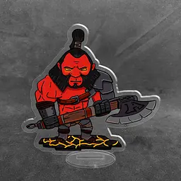 Акрилова колекційна фігурка World of Warcraft Чібі Chibi Dota 2 Axe 10 см - мініатюра 2