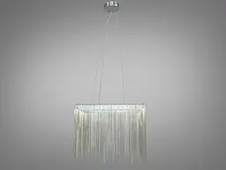 Люстра стельова LED Diasha LSD-400F-HR, 35W, регульована висота 50-120 см, діаметр 40 см, для коридору, спальні, кухні, офісу