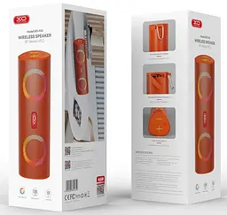 Акустична система XO F43 Wireless Speaker Помаранчевий - мініатюра 3