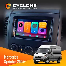 Штатна магнітола Mercedes-Benz Sprinter (W906) 2006+ Cyclone C9-001 2x32 CPL Cyclone (НФ-00002550)