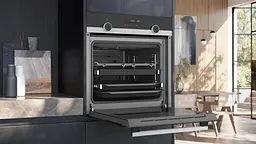 Духова шафа електрична Siemens 66 л A дисплей конвекція телескопічні направляючі чорний - мініатюра 4