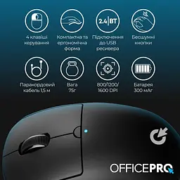 Миша OfficePro M307B Wireless (M307B) - мініатюра 15