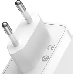 Мережевий зарядний пристрій Baseus GaN5 Pro Fast Charger 2C+U 140W White + Cable USB-C (CCGP100202) [96286] - мініатюра 5