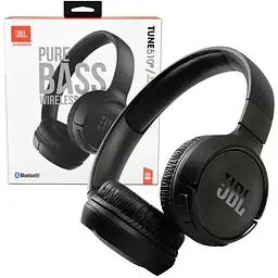 Навушники бездротові JBL Tune 510BT (JBLT510BTBLK) накладні чорні - мініатюра 3